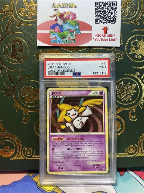 PSA 9 MINT Jirachi Holo Call Of Legends 2011 Pokemon Card EBay