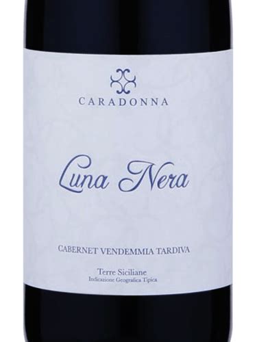 Caradonna Luna Nera Cabernet Vendemmia Tardiva Vivino US