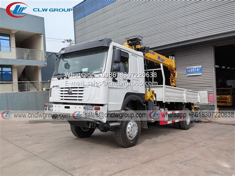 Sinotruk Howo 4x4 Truck Mounted Crane Xcmg Sqs200 8 Ton Boom Truck Price