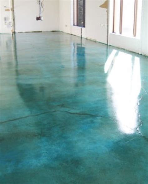 13 Best Blue And Green Stained Concrete Floors Images On Pinterest Cement Floors Concrete Floor