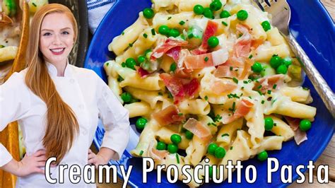 EASY Creamy Prosciutto Pasta Recipe 30 Minute Meal With Easy Cheese