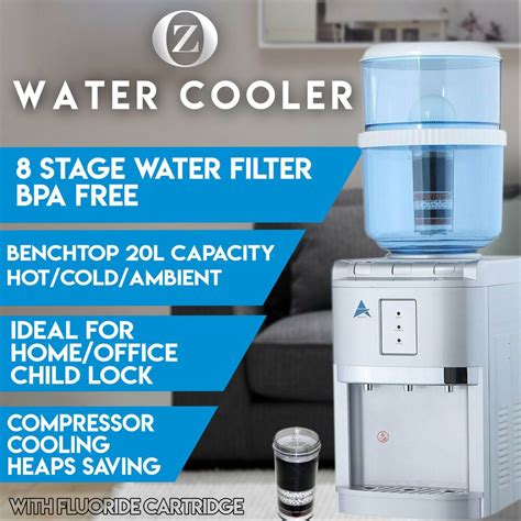 Comfee Water Dispenser Cooler Hot Cold Taps Purifier Stand L Cabinet White Artofit