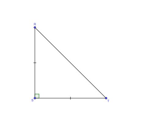 Draw A Diagram For Each Of The Following Right Isosceles Quizlet