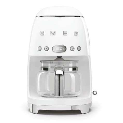 SMEG 50 S Retro Style Aesthetic Drip Coffee Machine White AIR MILES