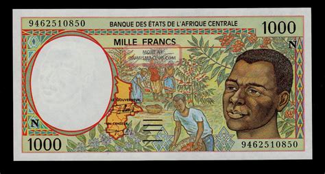 Central African States 1000 Francs 19 94 Pick 502nb Unc