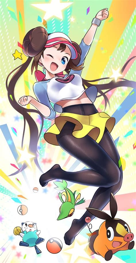 Anime Pantyhose Legs 967 Pokemon Trainer Rosa Mei Pokemon Black 2 L