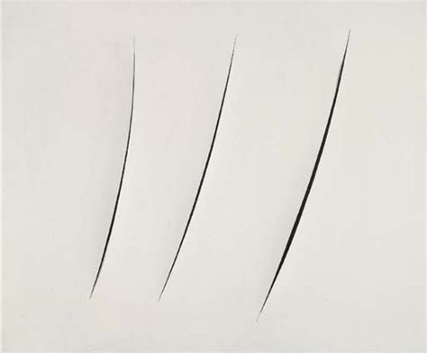 Lucio Fontana Concetto Spaziale ATTESE 1961 MutualArt