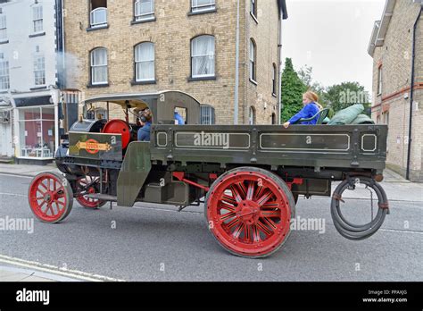 1907 Foden Steam Wagon Named Isabella On A Uk Street Stock Photo Alamy