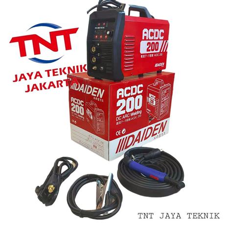 Jual Mesin Las Argon Tig Daiden 200 Ac Dc Trafo Las Daiden Tig 200 Acdc