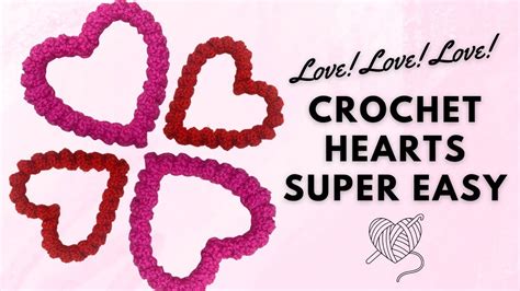 Easy Crochet Heart Diy ️ How To Make Crochet Heart Idea How To Make