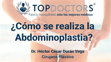 Cómo se realiza la Abdominoplastia YouTube