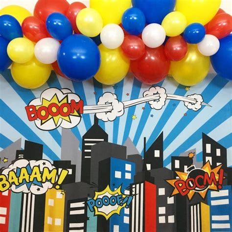 Superhero Avengers Theme Party Birthday Decorations Ironman Etsy