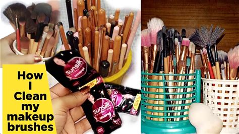 How I Clean My Makeup Brushesmakeup For Love N Desire Youtube