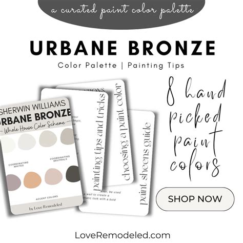 Sherwin Williams Urbane Bronze Color Palette Urbane Bronze Color Scheme