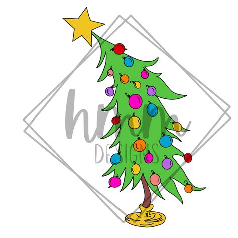 Grinch Tree Only Png - Etsy