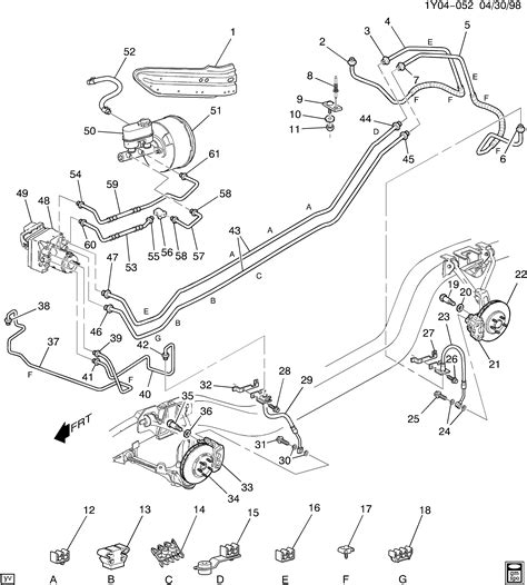 Corvette Brake Hoses Pipes Chevrolet Epc Online Nemiga