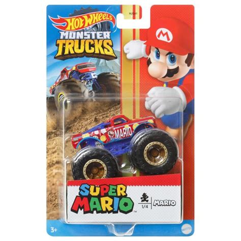Hot Wheels Monster Trucks Super Mario mașinuță Mario Tulli ro