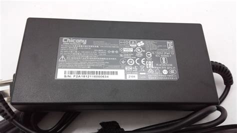 Chicony Ac Adapter Model A P B Ac Input V A Hz Ebay