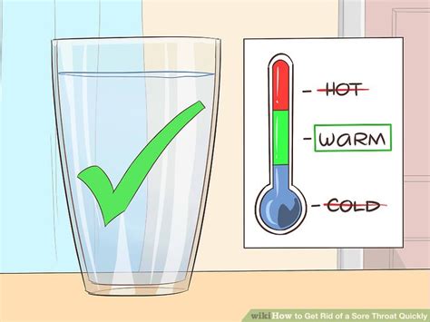 How To Get Rid Of A Sore Throat Quickly With Pictures Wikihow