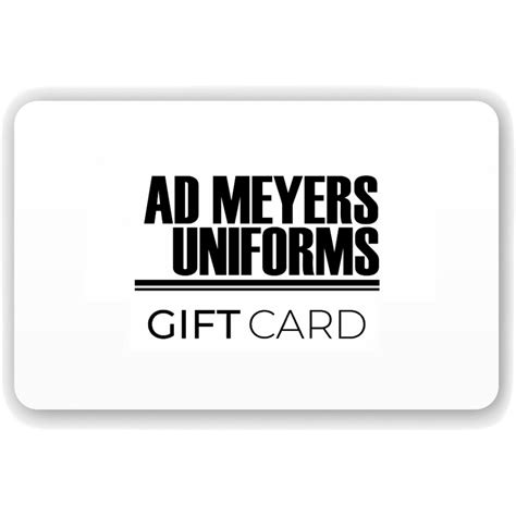 AD Meyers Uniforms Gift Card