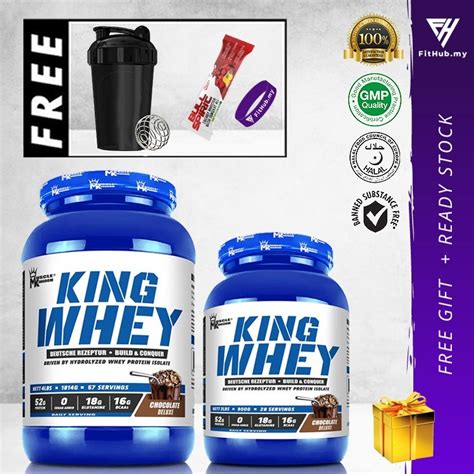 Muscle Kingdom King Whey Lbs Kg Halal Whey Protein Lean Muscle