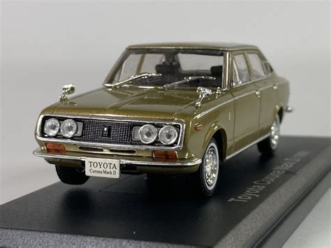 【やや傷や汚れあり】トヨタ コロナ マークツー Toyota Corona MarkⅡ 1968 143 アシェット国産名車