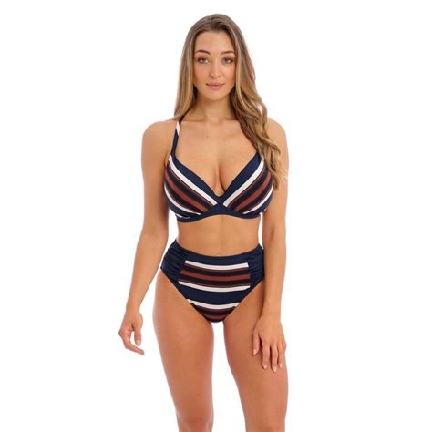 Plavky Vrchn D L Fantasie Swim Ocean Cove Uw Plunge Bikini Top Deep