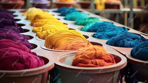 Textile Dyeing Process | Premium AI-generated image