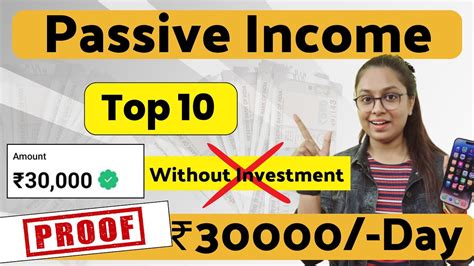 Top Passive Income Idea Without Investment Part Time Work