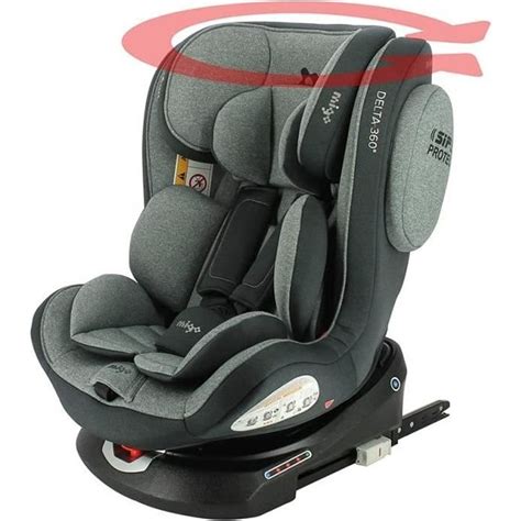 Si Ge Auto Isofix Delta Pivotant Groupe Kg Migo