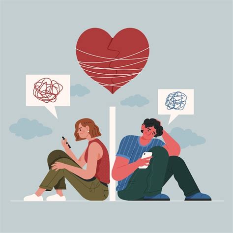 Free Vector Hand Drawn Toxic Relationship Illustration