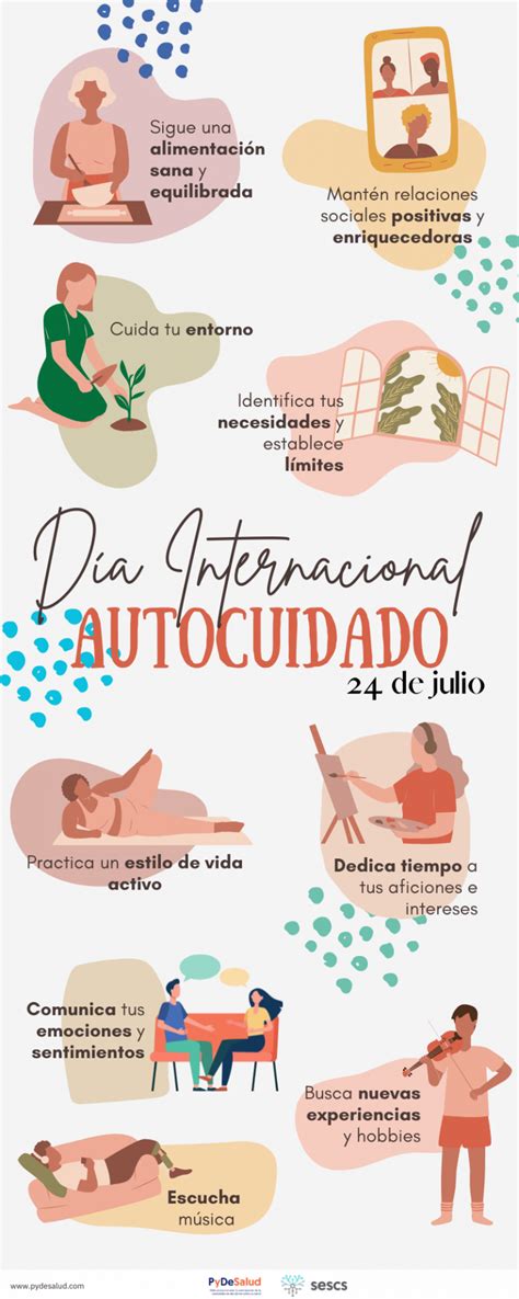 24 De Julio Día Internacional Del Autocuidado Pydesalud