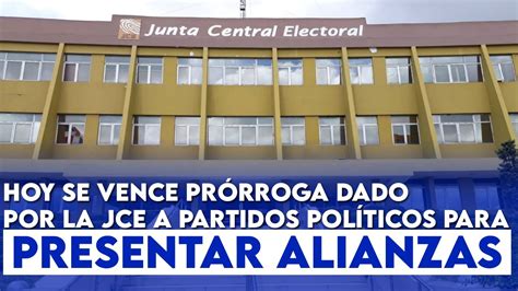 Hoy se vence prórroga dado por la JCE a partidos políticos para