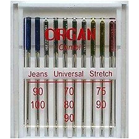 Organ Sewing Machine Assorted Needles Jeans Universal Stretch