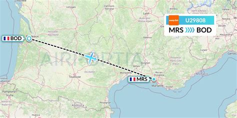 U29808 Flight Status EasyJet Marseille To Bordeaux EZY9808