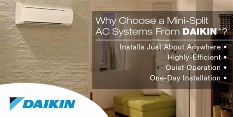 Daikin Mini Split Systems Ductless Air Conditioning Chicago Il