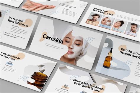 Careskin Beauty Presentation Template Slide Factory