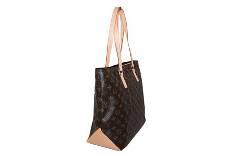 Authentic Louis Vuitton Classic Monogram Cabas Mezzo Tote Bag Paris Station Shop