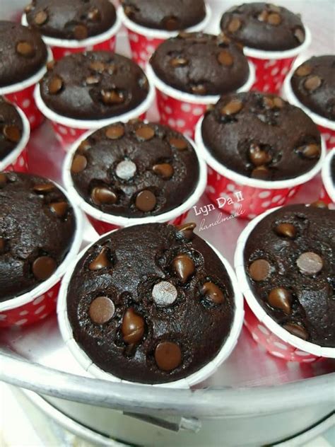 Buat Sendiri Muffin Coklat Cip Sedap Gebu Tanpa Guna Tepung Premix