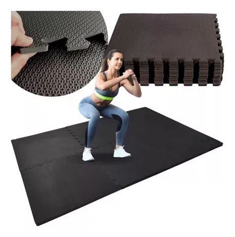 Tatame Eva Academia Crossfit Kit De 10 Piezas 50 X 50 X 10 Mm