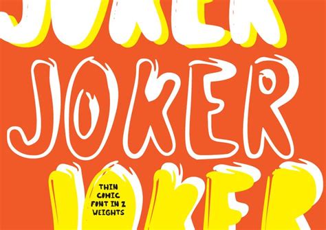 Joker Font By GraphicsBam Fonts Creative Fabrica