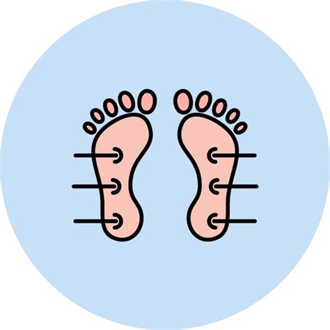 Premium Vector | Foot acupuncture flat illustration