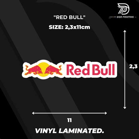 Jual STICKER RED BULL VIRALL KEREN LOGO RED BULL Shopee Indonesia