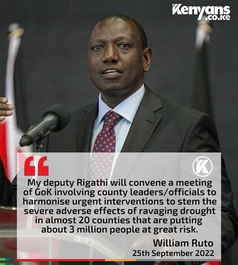 Kenyans Co Ke On Twitter President Ruto Directs DP Gachagua To Hold A