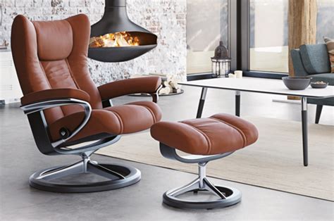 Stressless Wing Cross Recliner Available In 3 Sizes Hsl Hsl Chairs