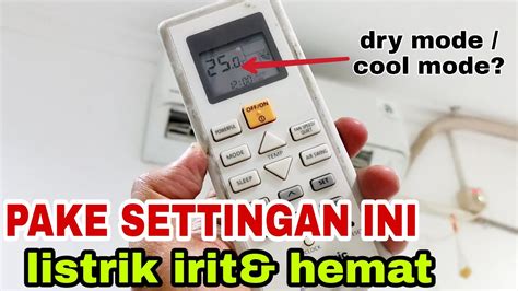 Settingan AC Yg Cocok Untuk Musim Hujan Agar Hemat Listrik YouTube