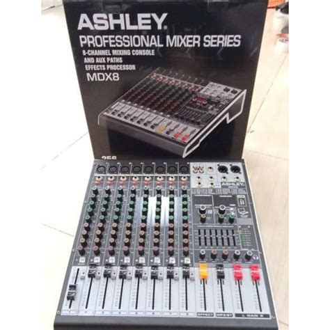 Jual MIXER AUDIO ASHLEY MDX8 INTERFACE AUDIO USB BLUETOOTH MDX 8