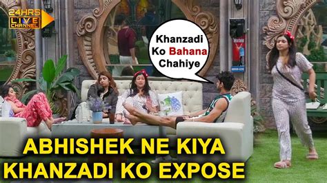 Bigg Boss 17 Live Abhishek Kumar Ne Gharwalo Ke Samne Kiya Khanzadi Ko