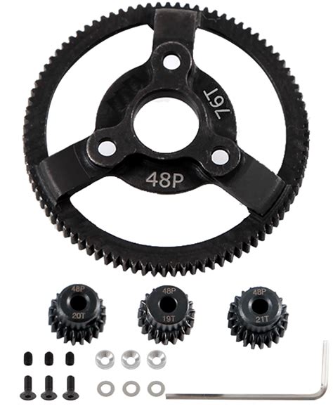 Amazon Rcarmumb 48P 76T Transmission Gears Upgrades Part For 1 10