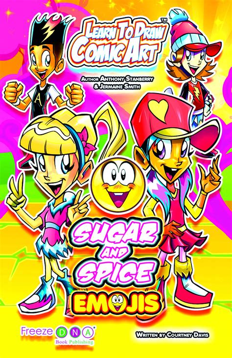 Learn To Draw Comic Art Sugar Spice Emojis By Anthony Stanberry